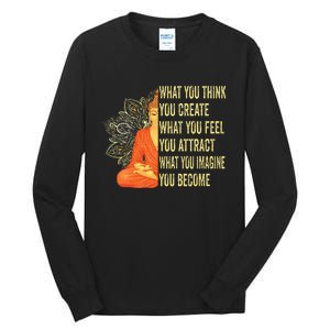 Buddha Meditation Law Of Attraction Tall Long Sleeve T-Shirt