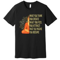 Buddha Meditation Law Of Attraction Premium T-Shirt