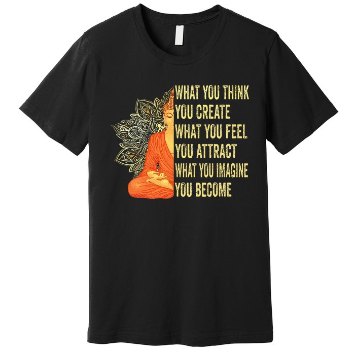 Buddha Meditation Law Of Attraction Premium T-Shirt