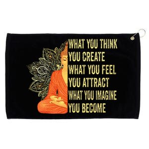 Buddha Meditation Law Of Attraction Grommeted Golf Towel