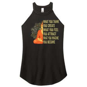 Buddha Meditation Law Of Attraction Women's Perfect Tri Rocker Tank