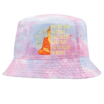 Buddha Meditation Law Of Attraction Tie-Dyed Bucket Hat