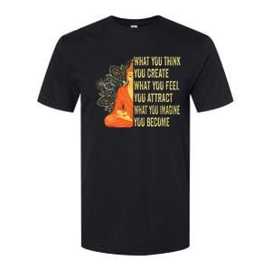 Buddha Meditation Law Of Attraction Softstyle CVC T-Shirt