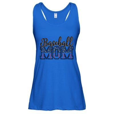 Baseball Mom Leopard Funny Softball Mom MotherS Day Gift Ladies Essential Flowy Tank