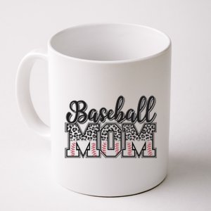 Baseball Mom Leopard Funny Softball Mom MotherS Day Gift Coffee Mug