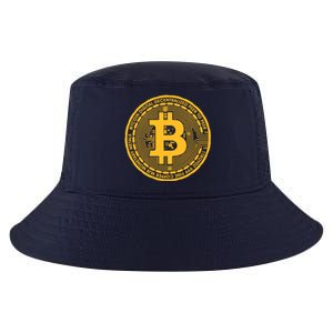 Bitcoin Matrix Logo Cryptocurrency Cool Comfort Performance Bucket Hat