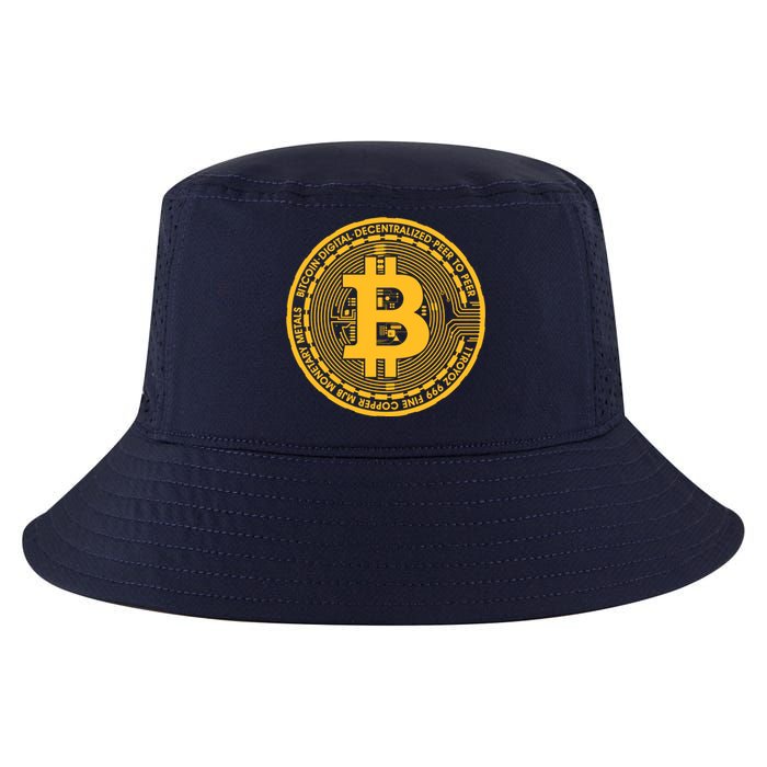 Bitcoin Matrix Logo Cryptocurrency Cool Comfort Performance Bucket Hat