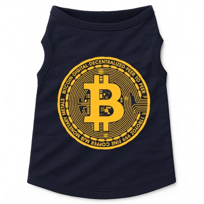 Bitcoin Matrix Logo Cryptocurrency Doggie Tank