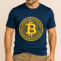 Bitcoin Matrix Logo Cryptocurrency Performance Shirt