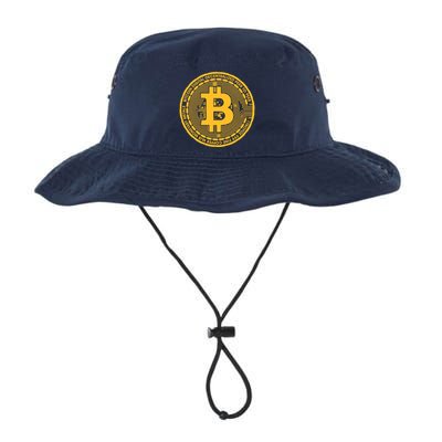 Bitcoin Matrix Logo Cryptocurrency Bucket Hat