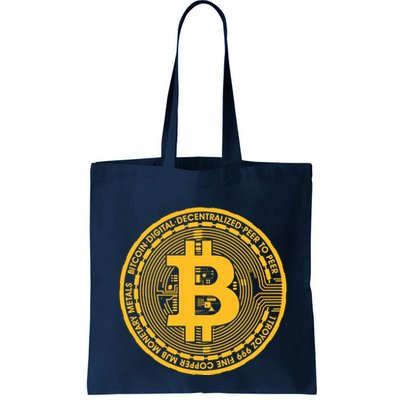 Bitcoin Matrix Logo Cryptocurrency Bag