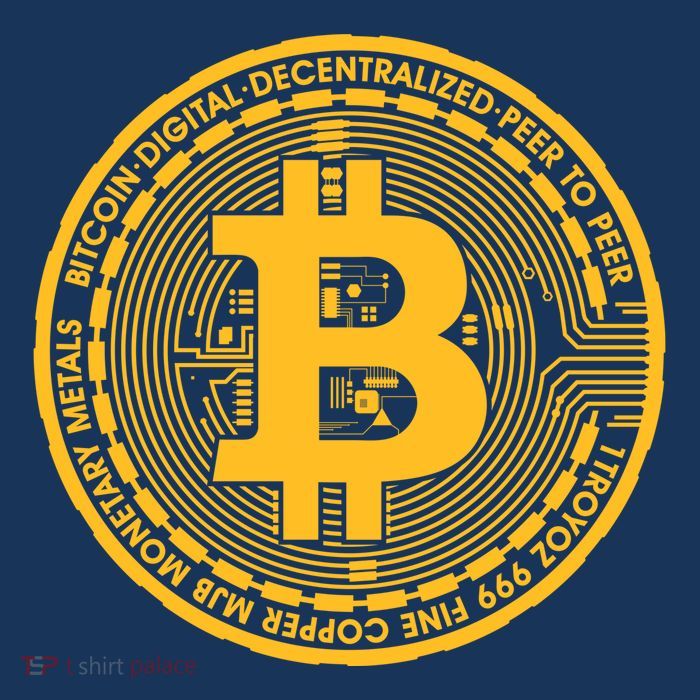 Bitcoin Matrix Logo Cryptocurrency Youth Performance Sprint T-Shirt