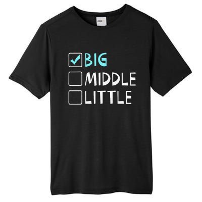 Big Middle Little Big Brother Gift Tall Fusion ChromaSoft Performance T-Shirt