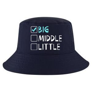 Big Middle Little Big Brother Gift Cool Comfort Performance Bucket Hat