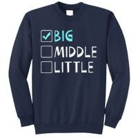 Big Middle Little Big Brother Gift Sweatshirt