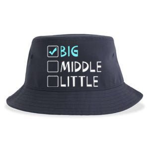 Big Middle Little Big Brother Gift Sustainable Bucket Hat