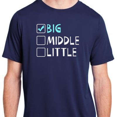 Big Middle Little Big Brother Gift Adult ChromaSoft Performance T-Shirt