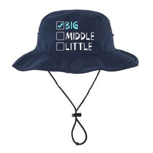 Big Middle Little Big Brother Gift Legacy Cool Fit Booney Bucket Hat