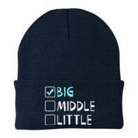 Big Middle Little Big Brother Gift Knit Cap Winter Beanie