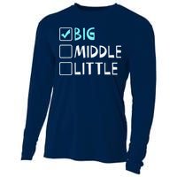 Big Middle Little Big Brother Gift Cooling Performance Long Sleeve Crew