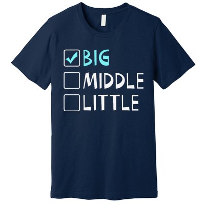 Big Middle Little Big Brother Gift Premium T-Shirt