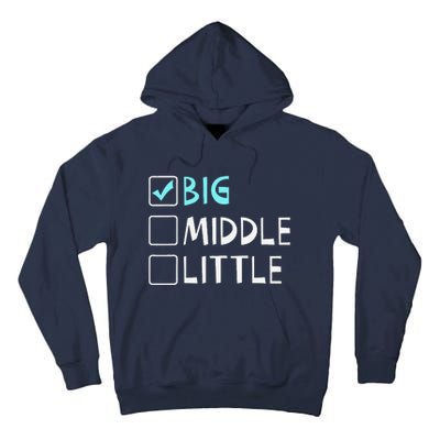 Big Middle Little Big Brother Gift Tall Hoodie