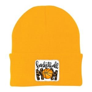 Basketball Mom Leopard Basketball Mama Knit Cap Winter Beanie