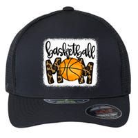 Basketball Mom Leopard Basketball Mama Flexfit Unipanel Trucker Cap