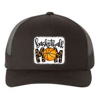 Basketball Mom Leopard Basketball Mama Yupoong Adult 5-Panel Trucker Hat