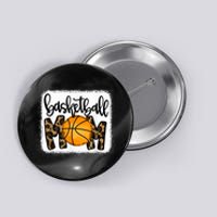 Basketball Mom Leopard Basketball Mama Button