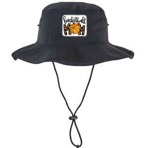 Basketball Mom Leopard Basketball Mama Legacy Cool Fit Booney Bucket Hat