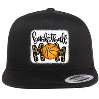 Basketball Mom Leopard Basketball Mama Flat Bill Trucker Hat