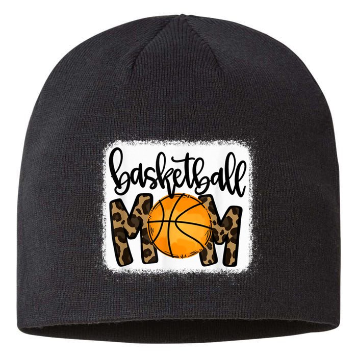 Basketball Mom Leopard Basketball Mama Sustainable Beanie