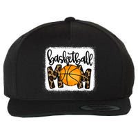 Basketball Mom Leopard Basketball Mama Wool Snapback Cap