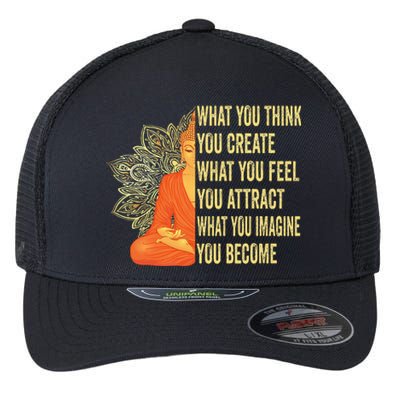 Buddha Meditation Law Of Attraction Flexfit Unipanel Trucker Cap