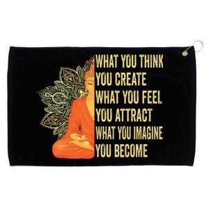 Buddha Meditation Law Of Attraction Grommeted Golf Towel