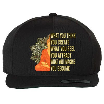 Buddha Meditation Law Of Attraction Wool Snapback Cap