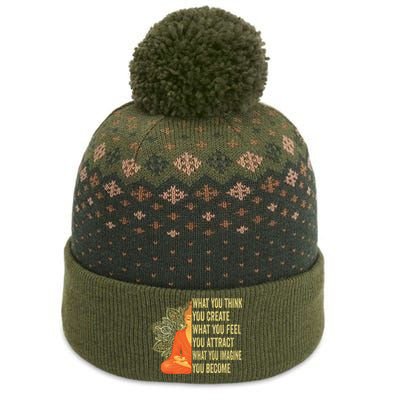 Buddha Meditation Law Of Attraction The Baniff Cuffed Pom Beanie