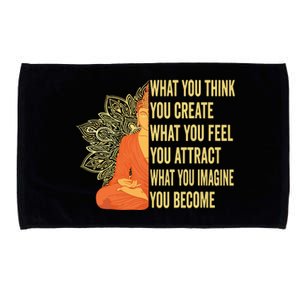 Buddha Meditation Law Of Attraction Microfiber Hand Towel