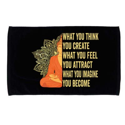 Buddha Meditation Law Of Attraction Microfiber Hand Towel