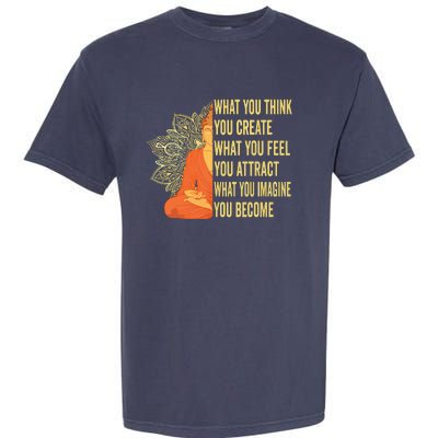 Buddha Meditation Law Of Attraction Garment-Dyed Heavyweight T-Shirt