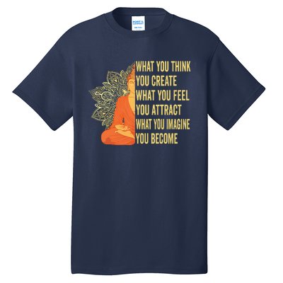 Buddha Meditation Law Of Attraction Tall T-Shirt