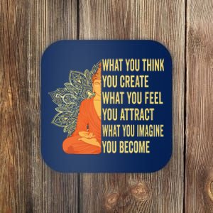 Buddha Meditation Law Of Attraction Coaster