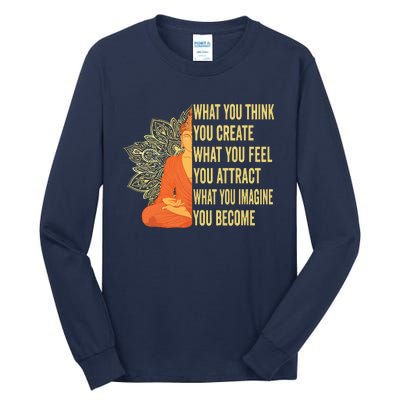 Buddha Meditation Law Of Attraction Tall Long Sleeve T-Shirt