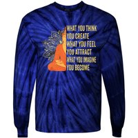 Buddha Meditation Law Of Attraction Tie-Dye Long Sleeve Shirt