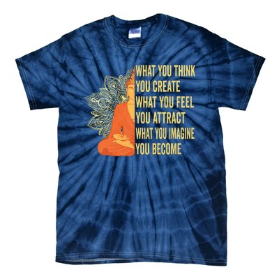 Buddha Meditation Law Of Attraction Tie-Dye T-Shirt