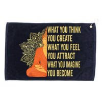 Buddha Meditation Law Of Attraction Grommeted Golf Towel