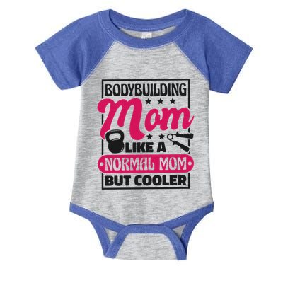 Bodybuilding Mom Like A Normal Mom Bodybuilding Mommy Gift Infant Baby Jersey Bodysuit