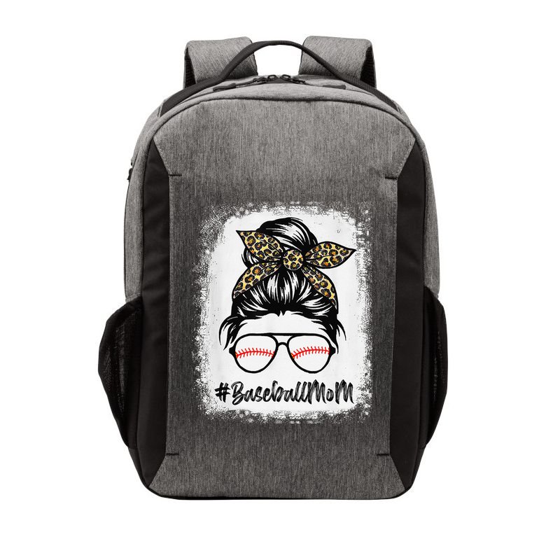 Baseball Mom Leopard Mothers Day Women Baseball Mama Vector Backpack