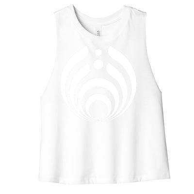 BASSNECTAR Music Logo DJ Lorin Ashton Dance Techno Women's Racerback Cropped Tank